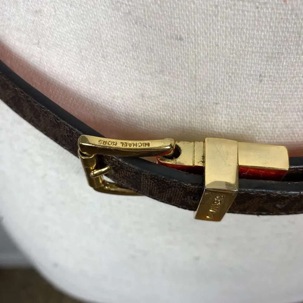 Michael Kors monogrammed belt